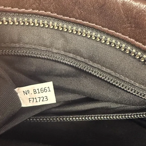 Coach Rich Brown Leather Messenger Bag - Picture 5 of 8